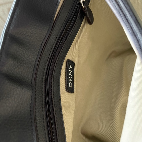 Donna Karan DKNY Monogram Canvas Leather Satchel - Picture 7 of 13